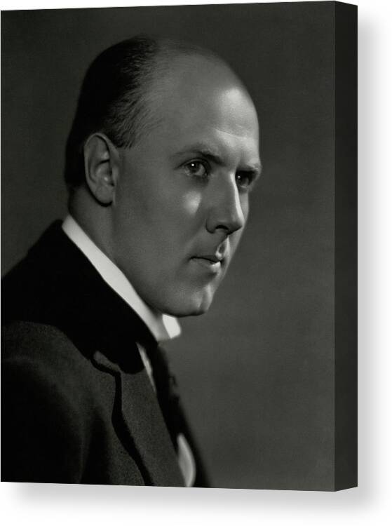 Entertainment Canvas Print featuring the photograph A Portrait Of Walter Gieseking by Nickolas Muray