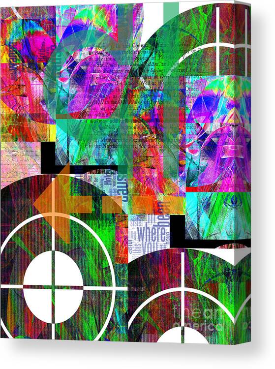 Nag004188 Canvas Print featuring the photograph Abstracta No.2 by Edmund Nagele FRPS