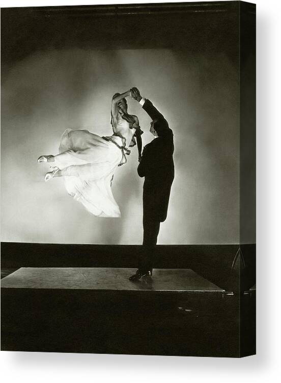 Dance Canvas Print featuring the photograph Antonio And Renee De Marco Dancing by Edward Steichen