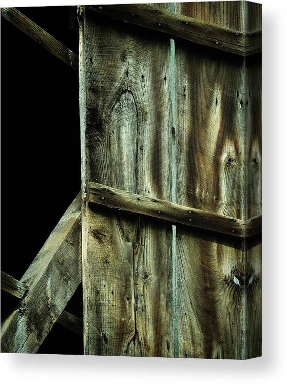Barnwood Canvas Print featuring the photograph Barnwood by Rebecca Sherman