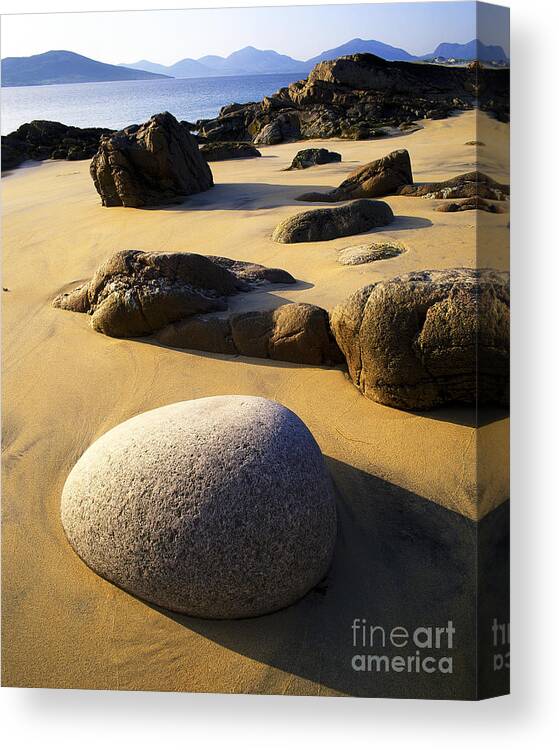 European Canvas Print featuring the photograph Beach of Gold by Edmund Nagele FRPS