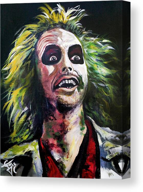 Bob Zombie 8x10 Horror Art SIGNED Printed Stretched Canvas