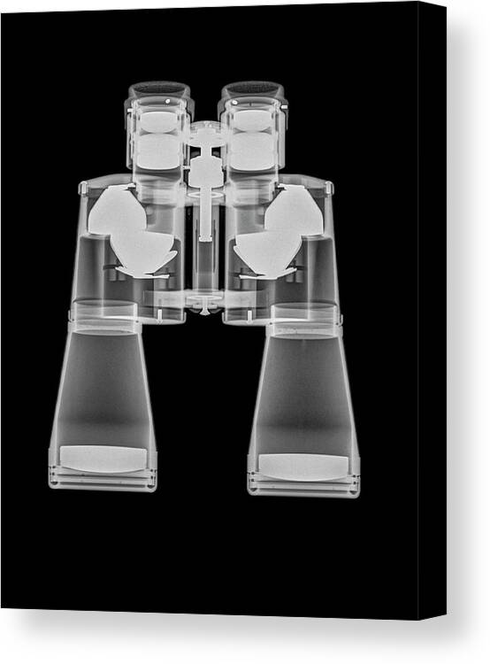 Binocular Canvas Print featuring the photograph Binoculars Under X-ray by Photostock-israel/science Photo Library