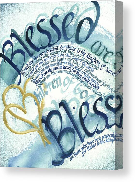 Blessed Canvas Print featuring the mixed media Blessed by Amanda Patrick