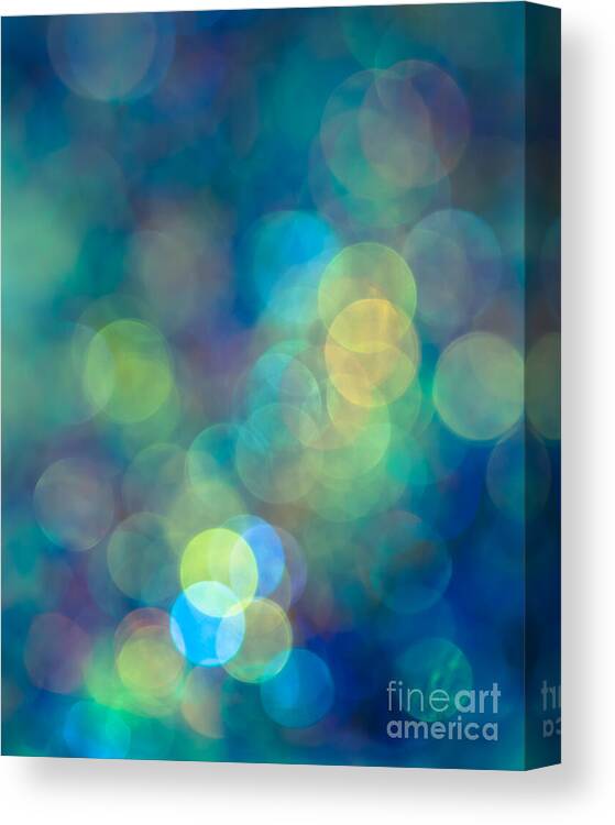 Sparkle Lights Canvas Print featuring the photograph Blue of the Night by Jan Bickerton