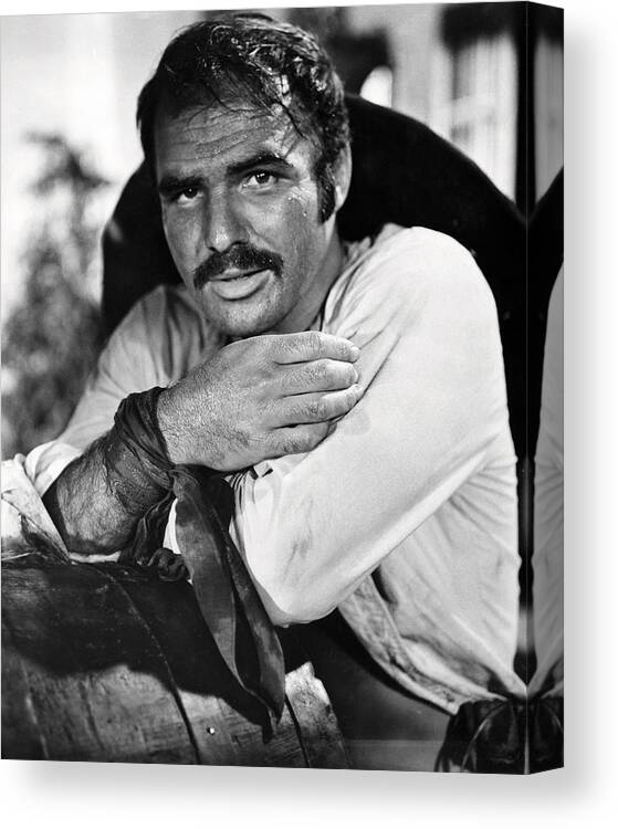 100 Rifles Canvas Print featuring the photograph Burt Reynolds in 100 Rifles by Silver Screen
