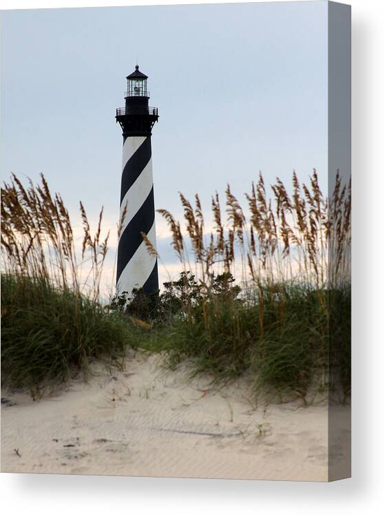 Outer Banks Canvas Print featuring the photograph Cape Hatteras Light by Brian M Lumley