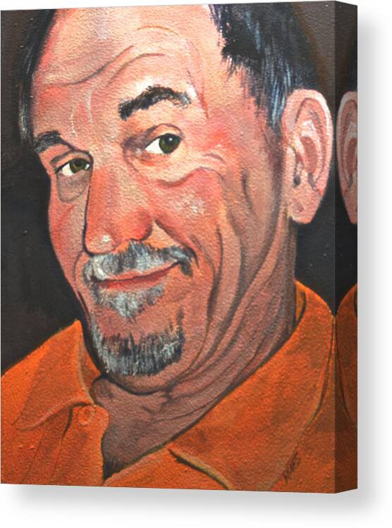 Walt Maes Canvas Print featuring the painting Charlie by Walt Maes