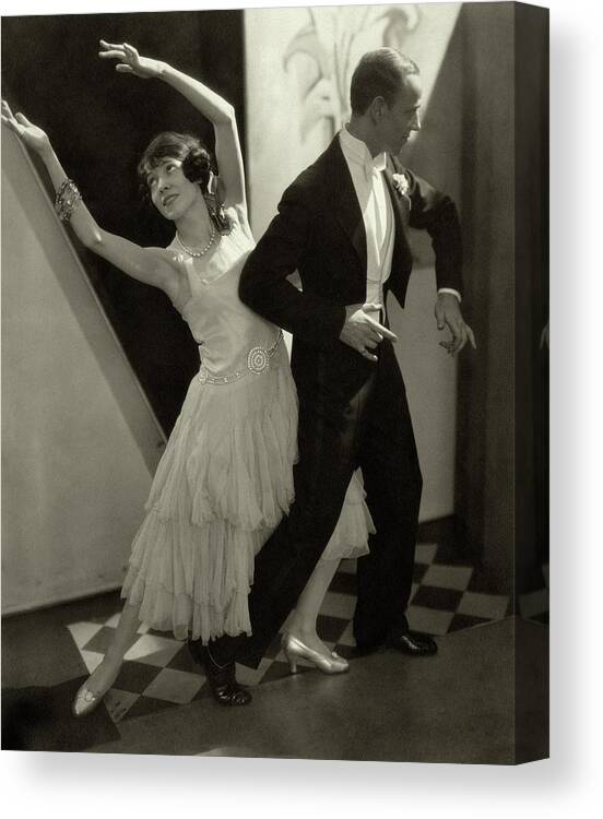 Actor Canvas Print featuring the photograph Dancers Fred And Adele Astaire by Edward Steichen