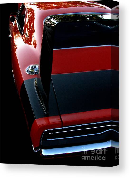 Dodge Daytona Canvas Print featuring the photograph Dodge Daytona Fin by Peter Piatt