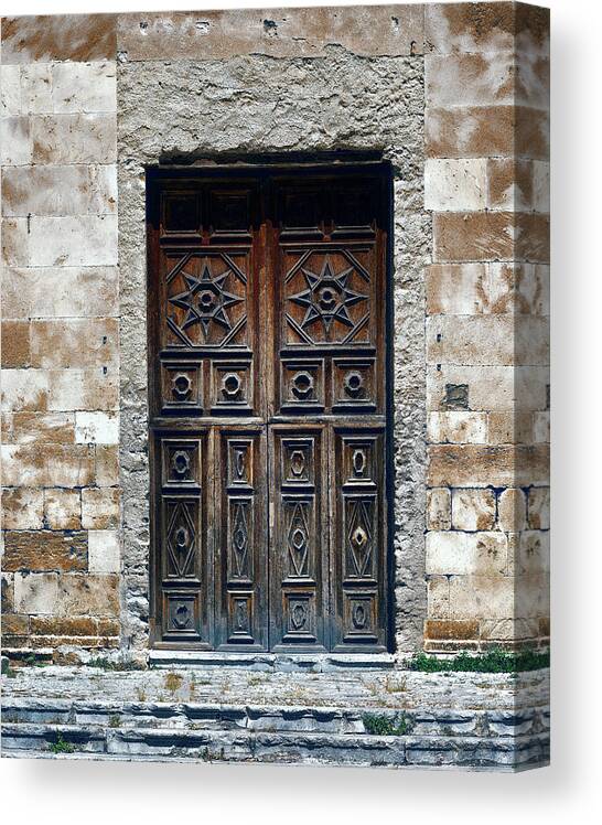 Steps Canvas Print featuring the photograph Door In Palermo by Gkuna