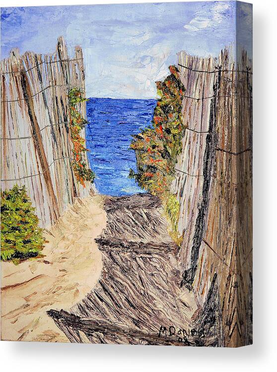 Painting Canvas Print featuring the painting Entrance to Summer by Michael Daniels