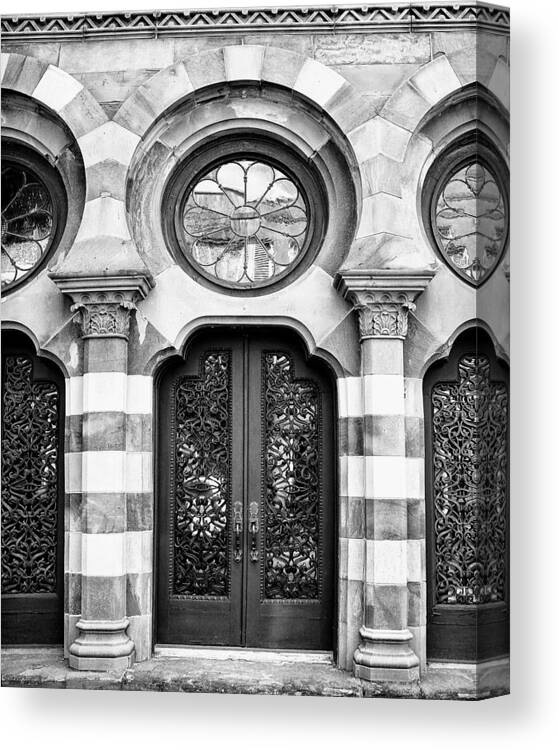 Charleston Canvas Print featuring the photograph DOUBLE ENTRY Charleston SC by William Dey