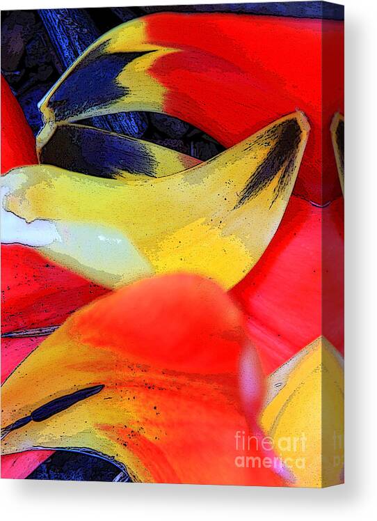 Color Canvas Print featuring the photograph Flowing Colors 2 by Jeanette French