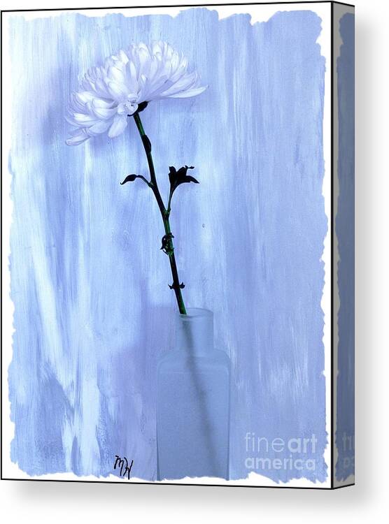 Photo Canvas Print featuring the photograph Fluffy Flower by Marsha Heiken