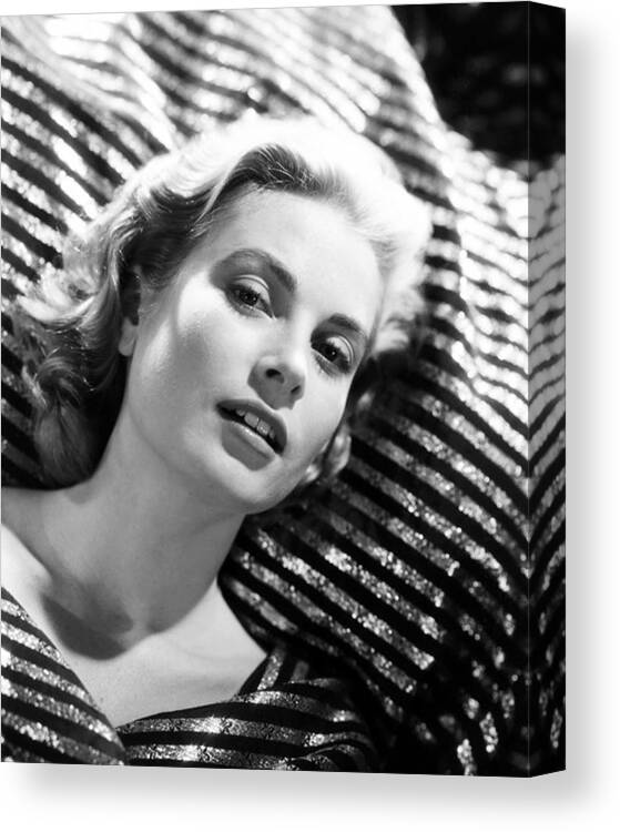 Grace Kelly Canvas Print featuring the photograph Grace Kelly by Silver Screen