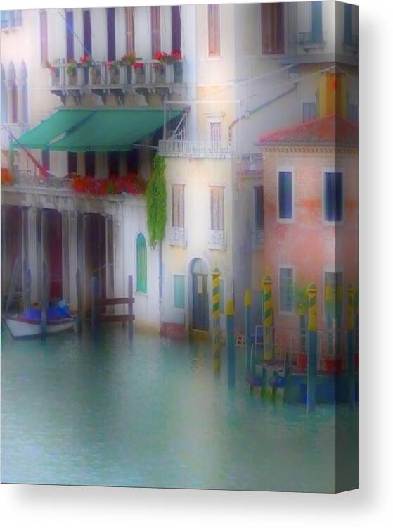 Photography Canvas Print featuring the photograph Grand Canal Sunrise by Gigi Ebert