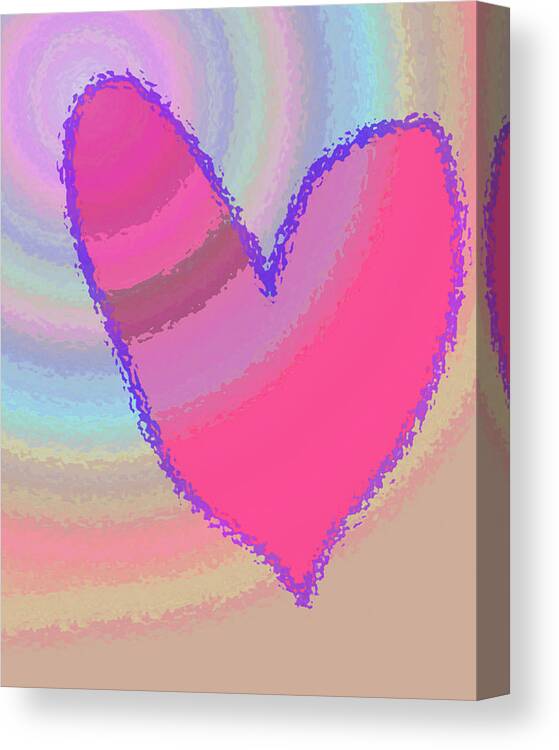 Happy Canvas Print featuring the photograph Happy Valentines Day by Rich Collins
