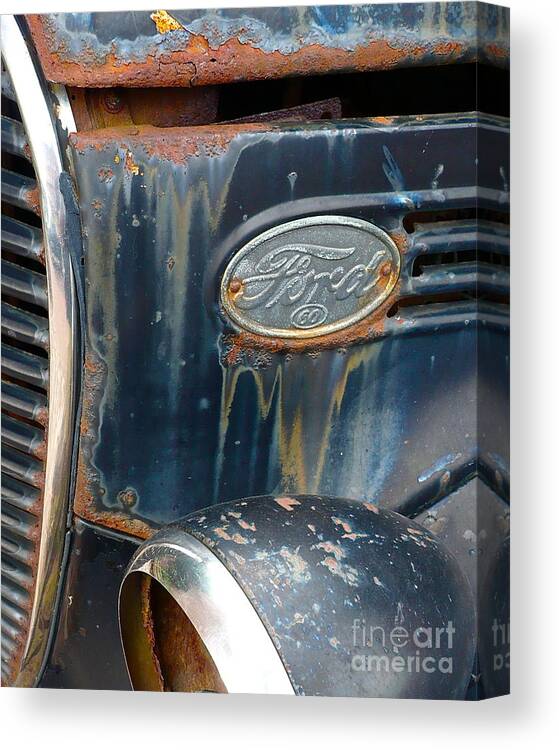 Ford Canvas Print featuring the photograph Heavy Metal by Jim Simak