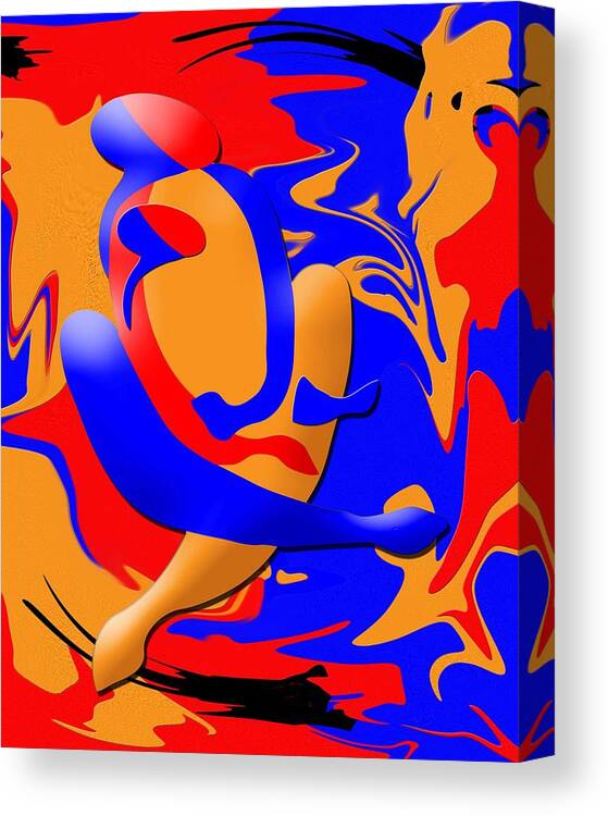 Woman And Child Canvas Print featuring the digital art Hold Me by Terry Boykin