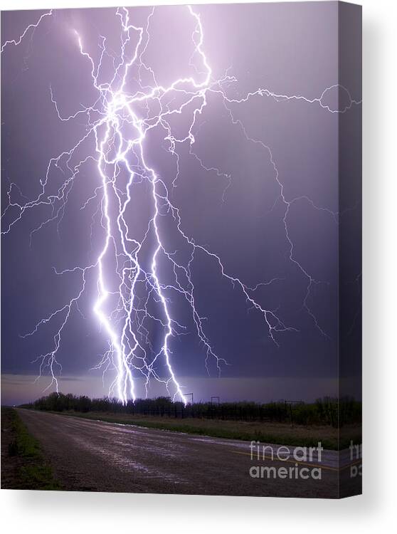 Ryan Smith Canvas Print featuring the photograph Hold The Heavens From The Earth by Ryan Smith