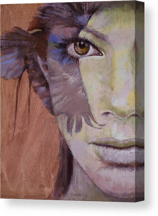 Huntress Canvas Print featuring the painting Huntress by Michael Creese