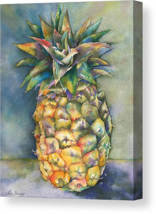 Watercolors Canvas Print featuring the painting In Living Color by Lisa Bunge