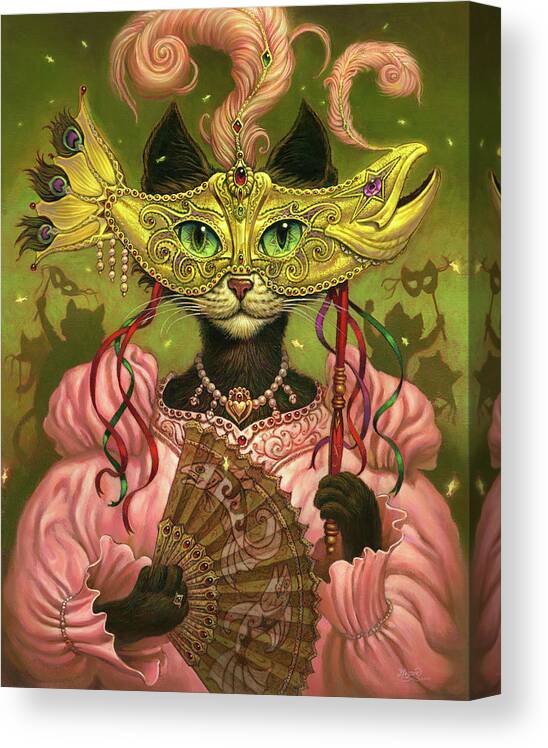 Jeff Haynie Canvas Print featuring the painting Incatneato by Jeff Haynie