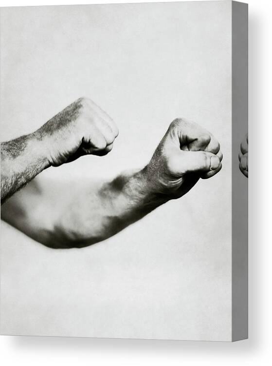 Sport Canvas Print featuring the photograph Jack Dempsey's Hands by Ira L. Hill