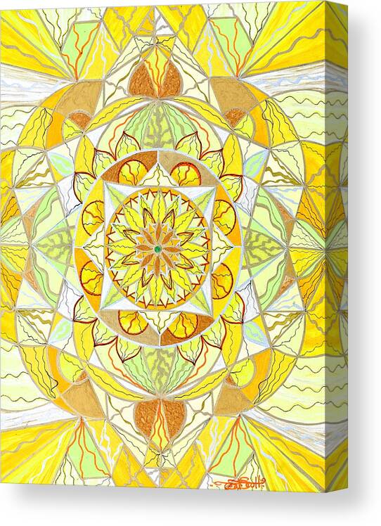 Joy Canvas Print featuring the painting Joy by Teal Eye Print Store