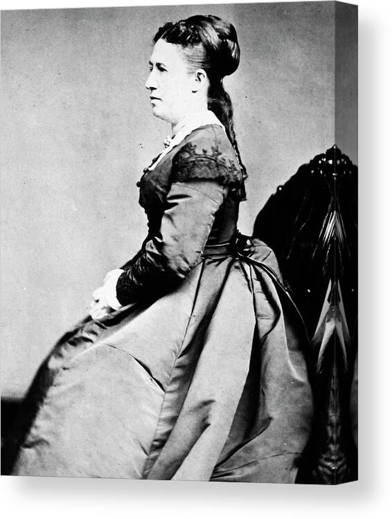 1870 Canvas Print featuring the photograph Julia D by Granger