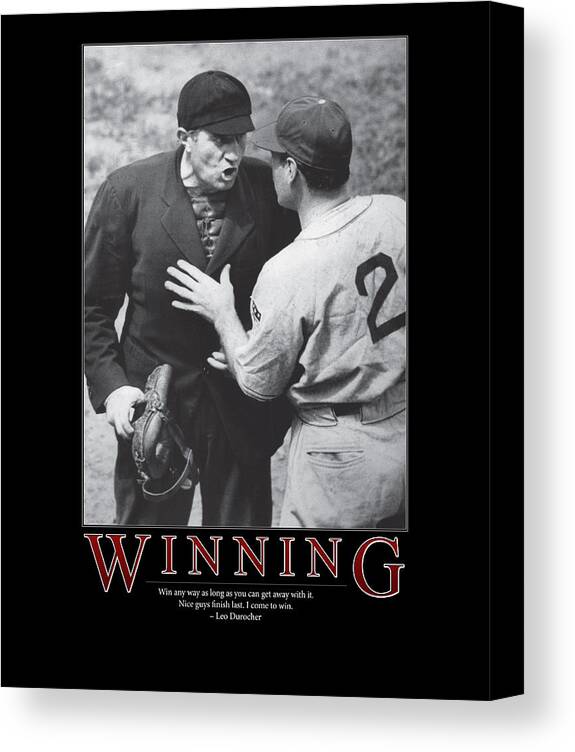Retro Images Archive Canvas Print featuring the photograph Leo Durocher Winning by Retro Images Archive