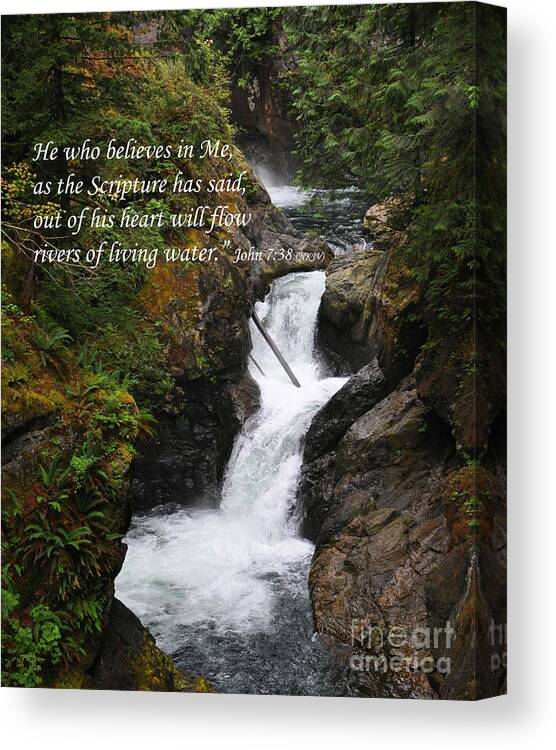 Photograph Canvas Print featuring the photograph Living Water by Kirt Tisdale