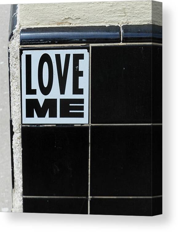 Love Canvas Print featuring the photograph Love Me by Gia Marie Houck