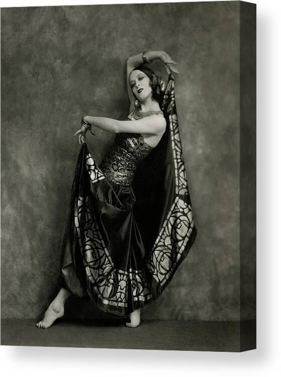 Dance Canvas Print featuring the photograph Martha Graham Dancing by Nickolas Muray