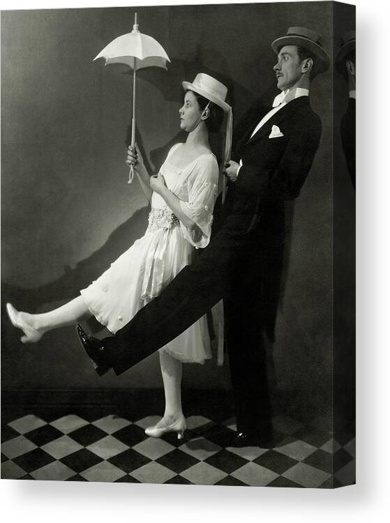 Actor Canvas Print featuring the photograph Mary Hay And Clifton Webb Dancing by Edward Steichen