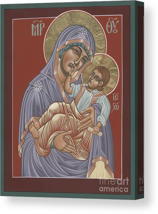 Father Bill Canvas Print featuring the painting Murom Icon of the Mother of God 230 by William Hart McNichols