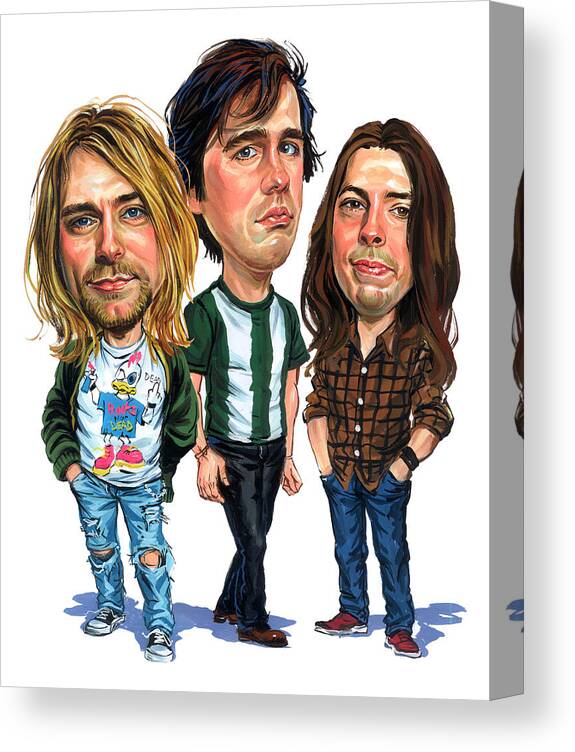 Nirvana Canvas Print featuring the painting Nirvana by Art 