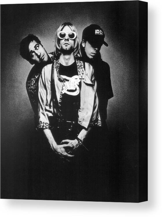 Retro Images Archive Canvas Print featuring the photograph Nirvana Band by Retro Images Archive