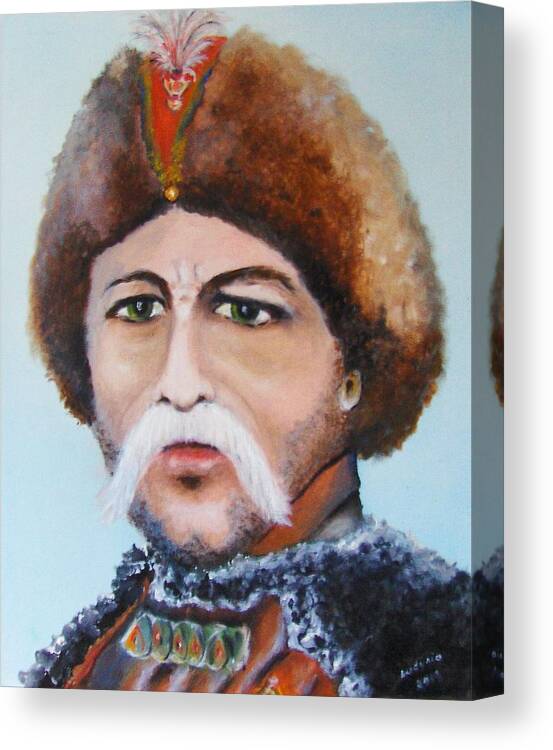 Art Canvas Print featuring the painting Nobleman by Ryszard Ludynia
