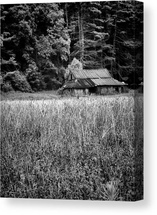 Architecture Canvas Print featuring the photograph Old Barn 02 by Gordon Engebretson