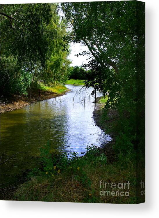 Angling Canvas Print featuring the photograph Our Fishing Hole by Peter Piatt