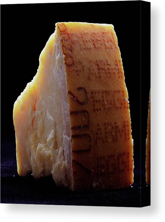 Dairy Canvas Print featuring the photograph Parmesan Cheese by Romulo Yanes