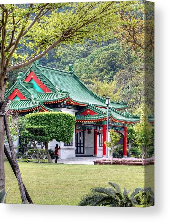 Peaceful Canvas Print featuring the photograph Peaceful Easy Taiwan by Bill Hamilton