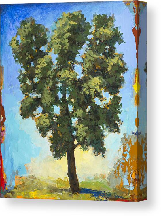 Tree Canvas Print featuring the painting Portrait #3 by David Palmer