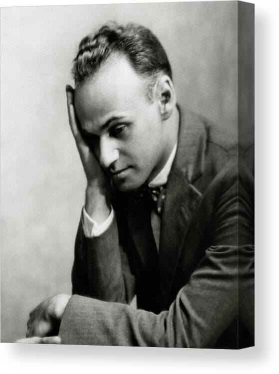 Literary Canvas Print featuring the photograph Portrait Of Gilbert Seldes by Nickolas Muray