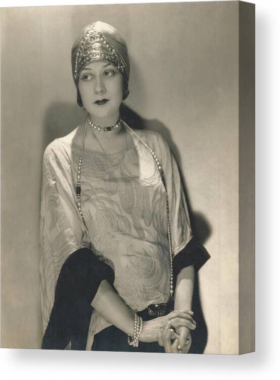 Actress Canvas Print featuring the photograph Portrait Of Lenore Ulric by Edward Steichen