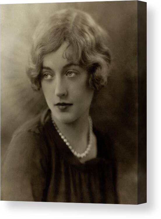 Actress Canvas Print featuring the photograph Portrait Of Marion Davies by Irving Chidnoff