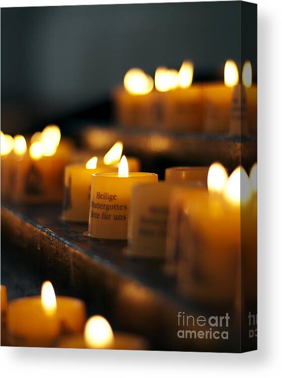 Photographs Canvas Print featuring the photograph Prayers and Hope by Ivy Ho