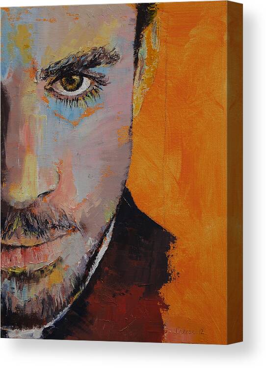 Priest Canvas Print featuring the painting Priest by Michael Creese